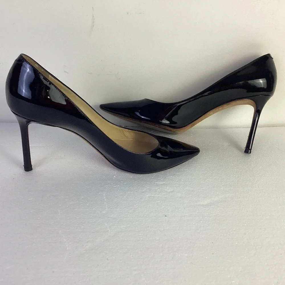 Jimmy Choo Romy Black Patent Pump - 39.5 - Picture 5 of 9